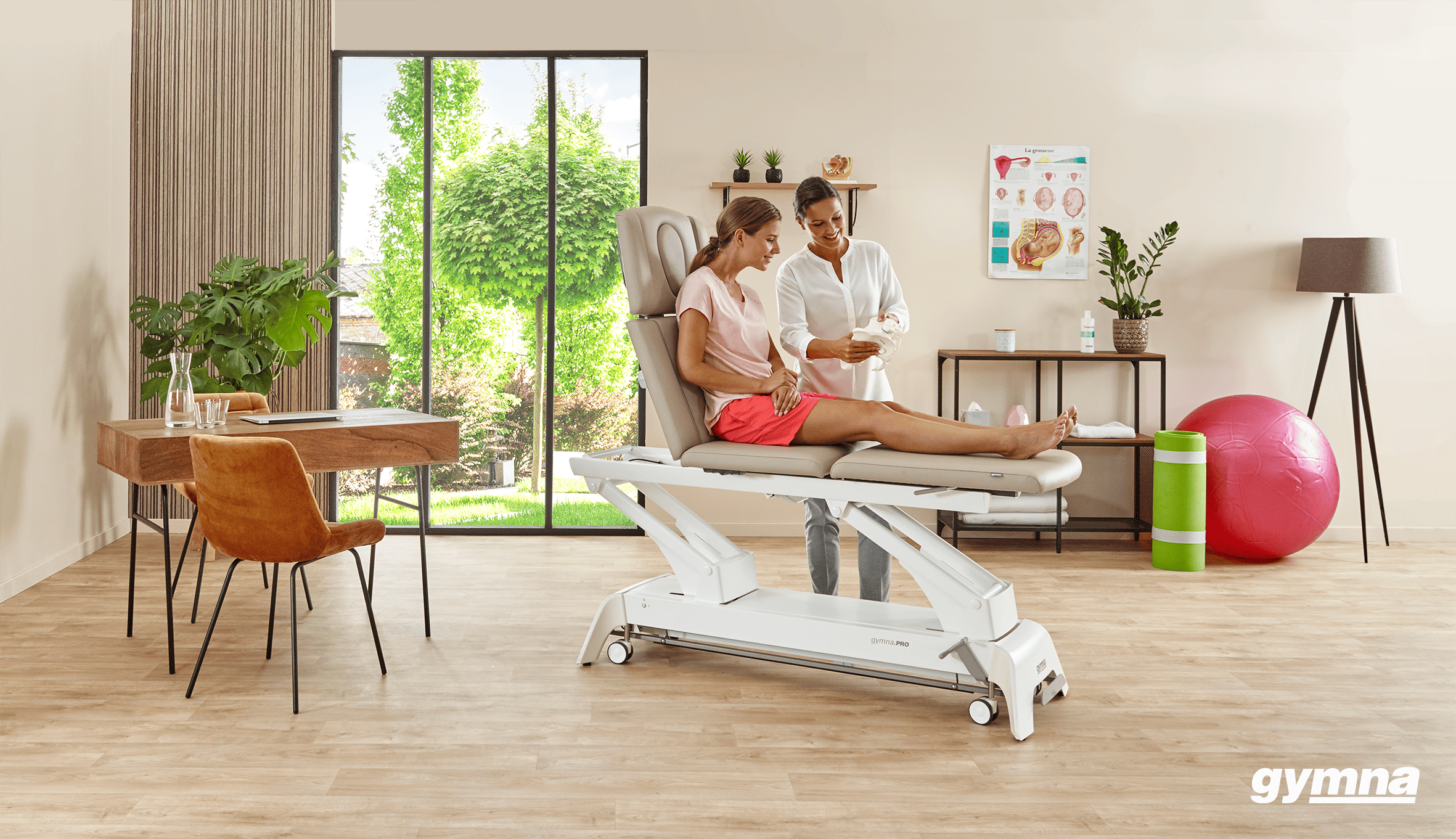 a high-quality treatment table makes quite the difference for a professional physiotherapist